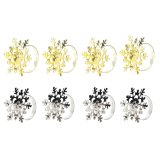 Servietholder DKD Home Decor St Metal Snefnug (5 x 5 x 17 cm) (2 enheder) #1