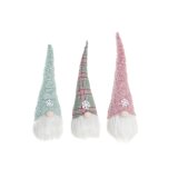 Indretning DKD Home Decor Dvrg Polyester (17 x 16 x 54 cm) (3 enheder) #1