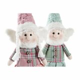 Dekorativ figur DKD Home Decor Jul Fe Polyester Engel (15 x 10 x 53 cm) (2 enheder) #9