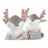 Dekorativ figur DKD Home Decor Jul Dyr Polyester Hjort (14 x 17 x 28 cm) (2 enheder) #5