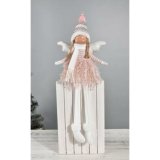 Dekorativ figur DKD Home Decor Jul Fe Polyester Engel (22 x 15 x 48 cm) (2 enheder) #9