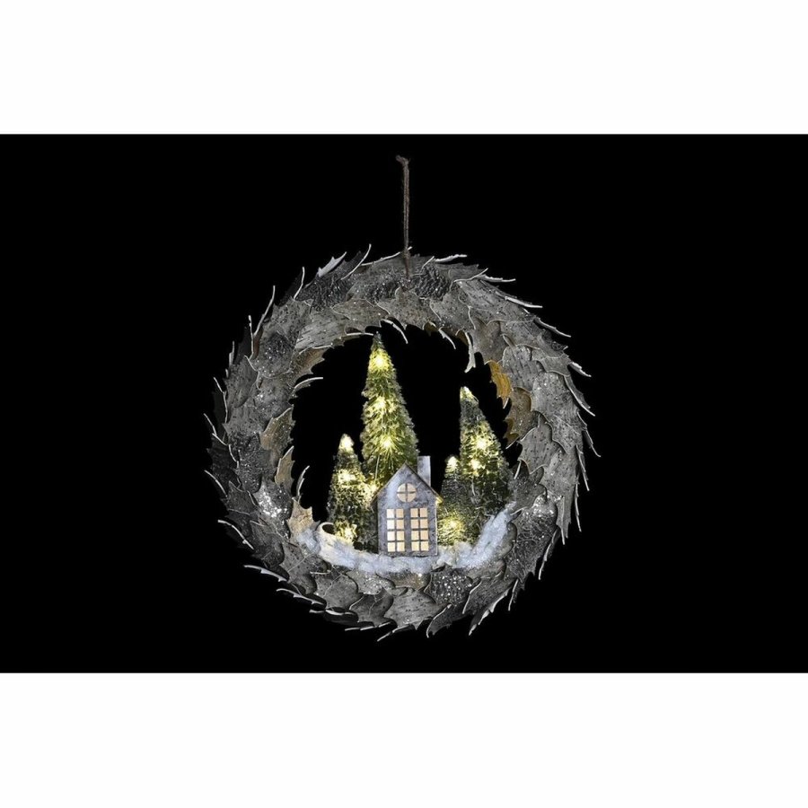 Juleguirlande DKD Home Decor LED Lys Huse 46 x 7,5 x 46 cm #9