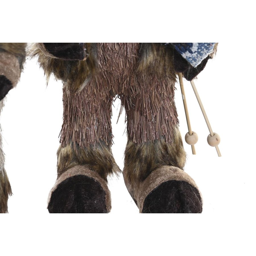 Dekorativ figur DKD Home Decor Jul Rensdyr Natur polystyren (15 x 16 x 35 cm) (2 enheder) #5