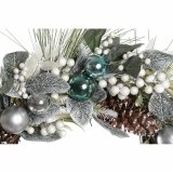 Adventskrans DKD Home Decor Bl Slvfarvet PVC 60 x 60 x 12 cm #5
