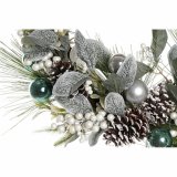 Adventskrans DKD Home Decor Bl Hvid Brun PVC 60 x 60 x 12 cm #5