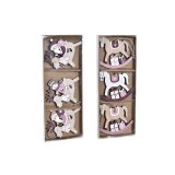 Juledekorationsst DKD Home Decor Tr MDF (21 x 8,2 x 1,5 cm) (8 cm) (2 enheder) #13