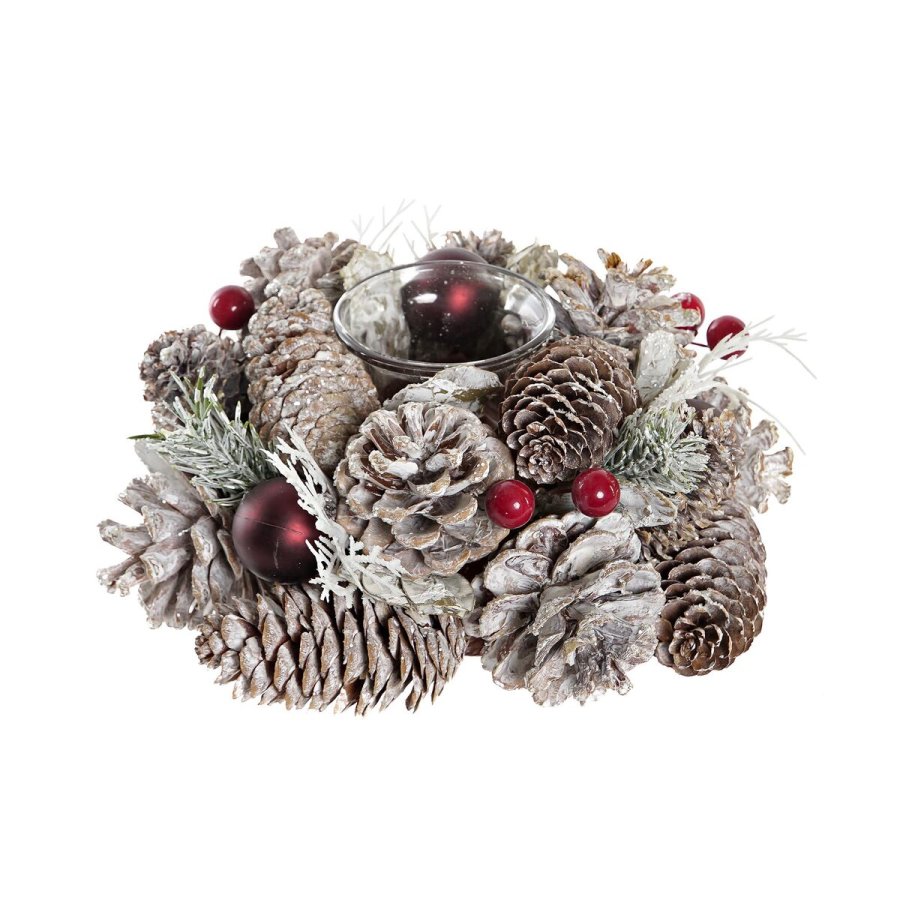 Julelys Holder DKD Home Decor (19 x 19 x 9 cm) #1