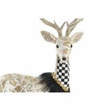 Julepynt DKD Home Decor Sort Gylden Rensdyr 35 x 18 x 55 cm #9