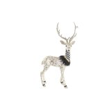 Julepynt DKD Home Decor Sort Gylden Rensdyr 35 x 18 x 55 cm #1