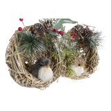 Julepynt DKD Home Decor Polyester Spanskrr (14 x 11 x 15 cm) (2 enheder) #9