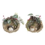 Julepynt DKD Home Decor Polyester Spanskrr (14 x 11 x 15 cm) (2 enheder) #1
