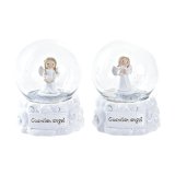 Julekugle DKD Home Decor Krystal Harpiks (6,5 x 6,5 x 8,5 cm) (2 enheder) #1