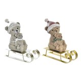 Julepynt DKD Home Decor Harpiks Bjrn (10 x 4 x 9,5 cm) (2 enheder) #1