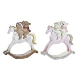 Julepynt DKD Home Decor Harpiks (14 x 4,5 x 15 cm) (2 enheder) #1