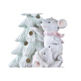 Julepynt DKD Home Decor Mus Harpiks (13 x 8,5 x 16 cm) (2 enheder) #5