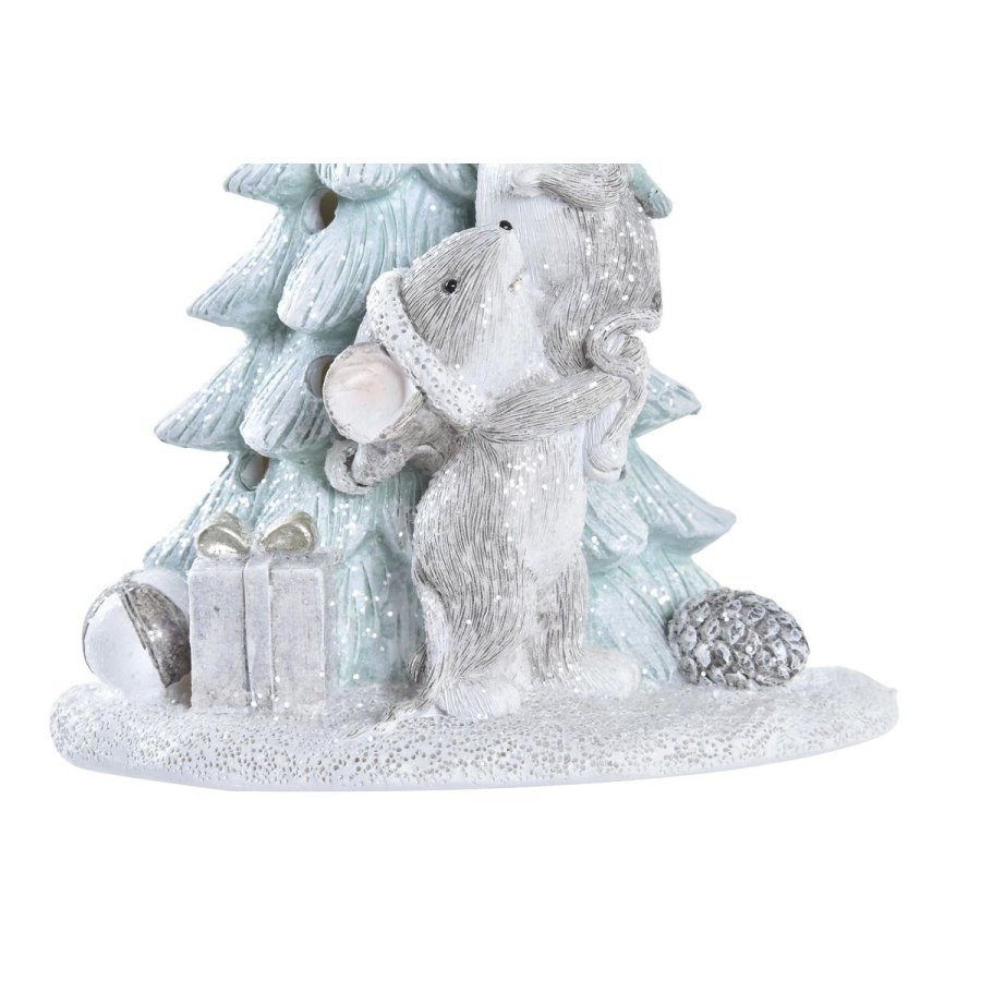 Julepynt DKD Home Decor Mus Harpiks (13 x 8,5 x 16 cm) (2 enheder) #9
