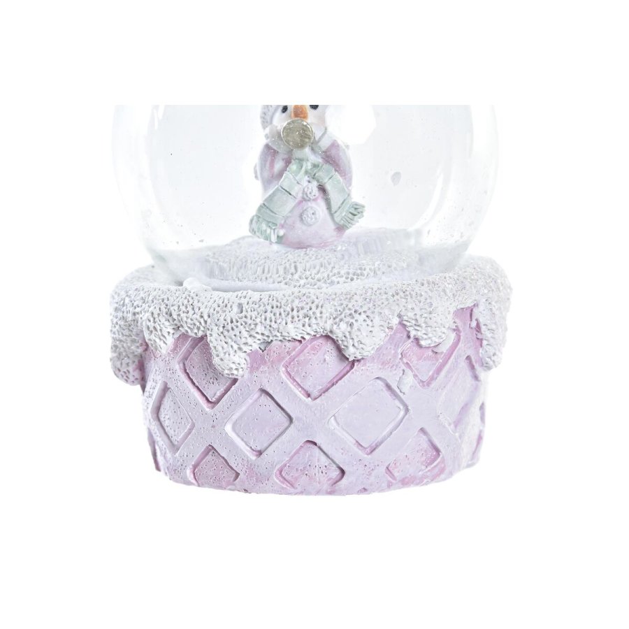 Julekugle DKD Home Decor Krystal Harpiks (2 enheder) (7 x 7 x 9 cm) #5