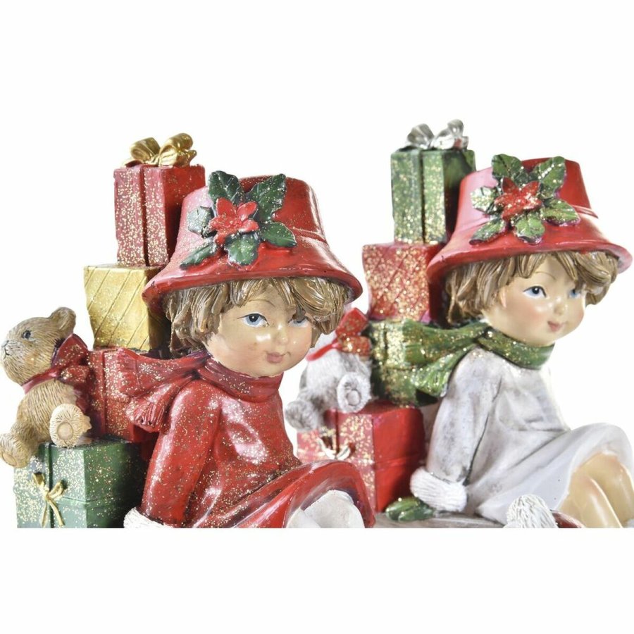 Julepynt DKD Home Decor Harpiks (14,5 x 7 x 12,5 cm) (2 enheder) #9