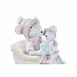 Julepynt DKD Home Decor Mus Harpiks (8 x 5,5 x 10 cm) #9