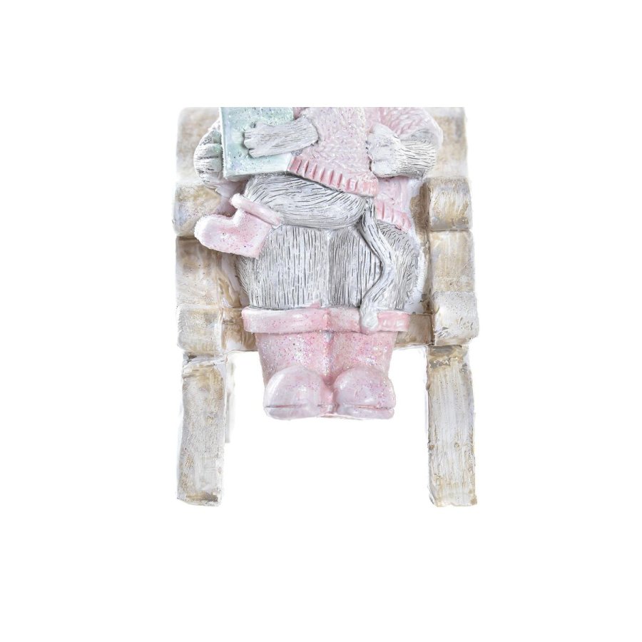 Julepynt DKD Home Decor Mus Harpiks (8 x 5,5 x 10 cm) #5