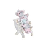 Julepynt DKD Home Decor Mus Harpiks (8 x 5,5 x 10 cm) #1