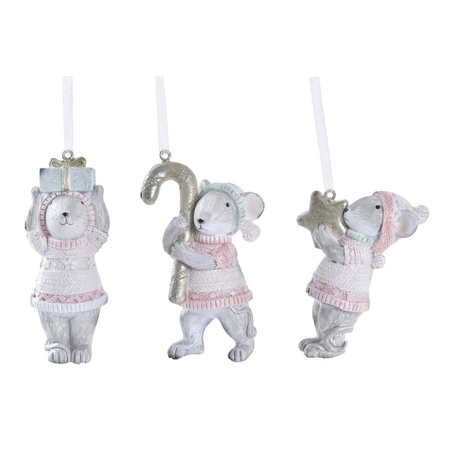 Julepynt DKD Home Decor Harpiks (5 x 3 x 8,5 cm) (3) (3 enheder) #1