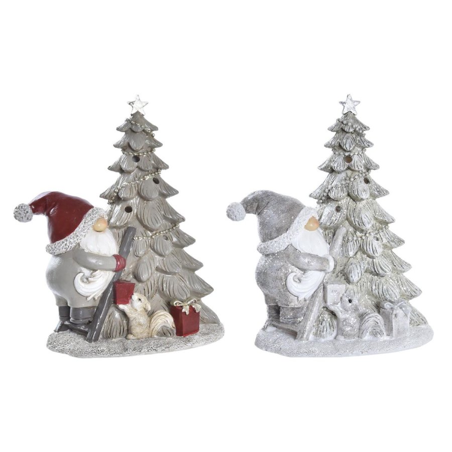 Julepynt DKD Home Decor Tr Harpiks (15 x 10 x 18 cm) (2 enheder) #1