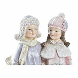 Julepynt DKD Home Decor Harpiks Par (10,5 x 7 x 20,5 cm) (2 enheder) #9