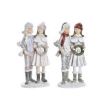 Julepynt DKD Home Decor Harpiks Par (10,5 x 7 x 20,5 cm) (2 enheder) #1