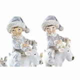 Julepynt DKD Home Decor Harpiks (17 x 7,5 x 13,5 cm) (2 enheder) #9