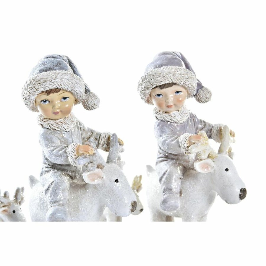 Julepynt DKD Home Decor Harpiks (17 x 7,5 x 13,5 cm) (2 enheder) #9