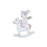 Julepynt DKD Home Decor Mus Harpiks (9,5 x 4 x 11 cm) #1