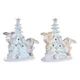 Julepynt DKD Home Decor Tr Harpiks (13,5 x 8 x 16 cm) (2 enheder) #1