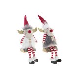 Julepynt DKD Home Decor Polyester Rensdyr (8 x 14 x 19 cm) (2 enheder) #1