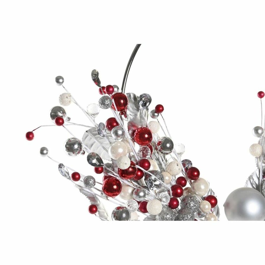 Adventskrans DKD Home Decor Metal Polyester (55 x 5 x 40 cm) (2 enheder) #5
