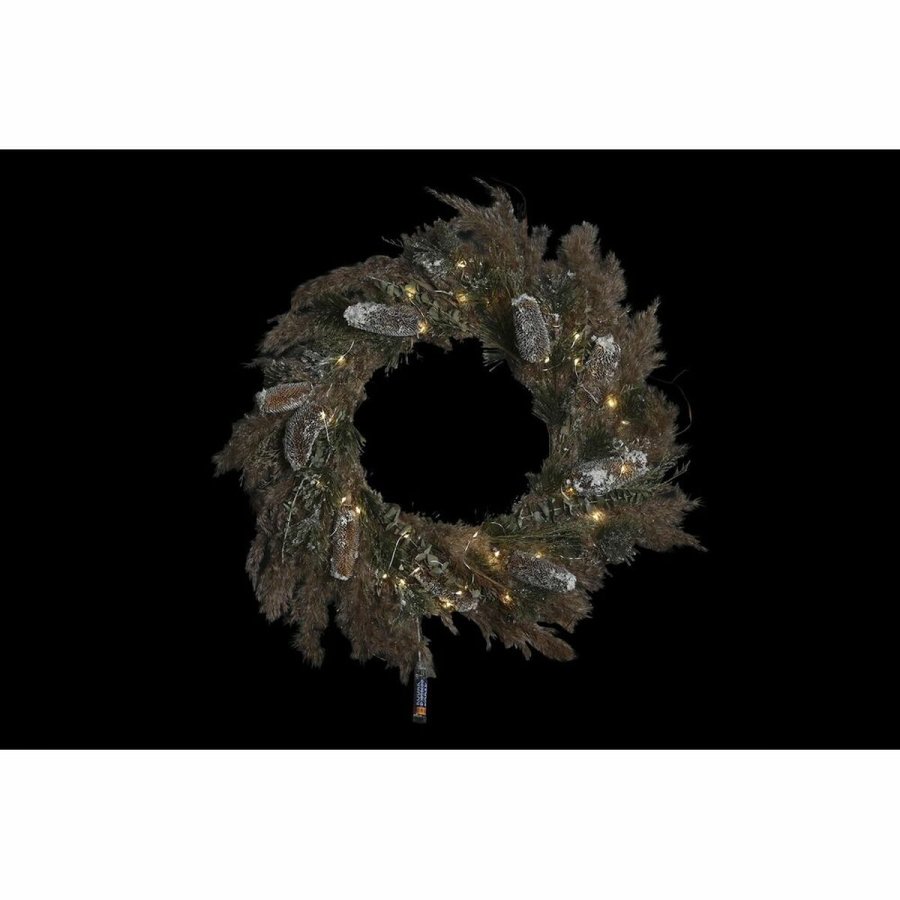 Adventskrans DKD Home Decor Blomst (60 x 10 x 60 cm) (2 enheder) #5