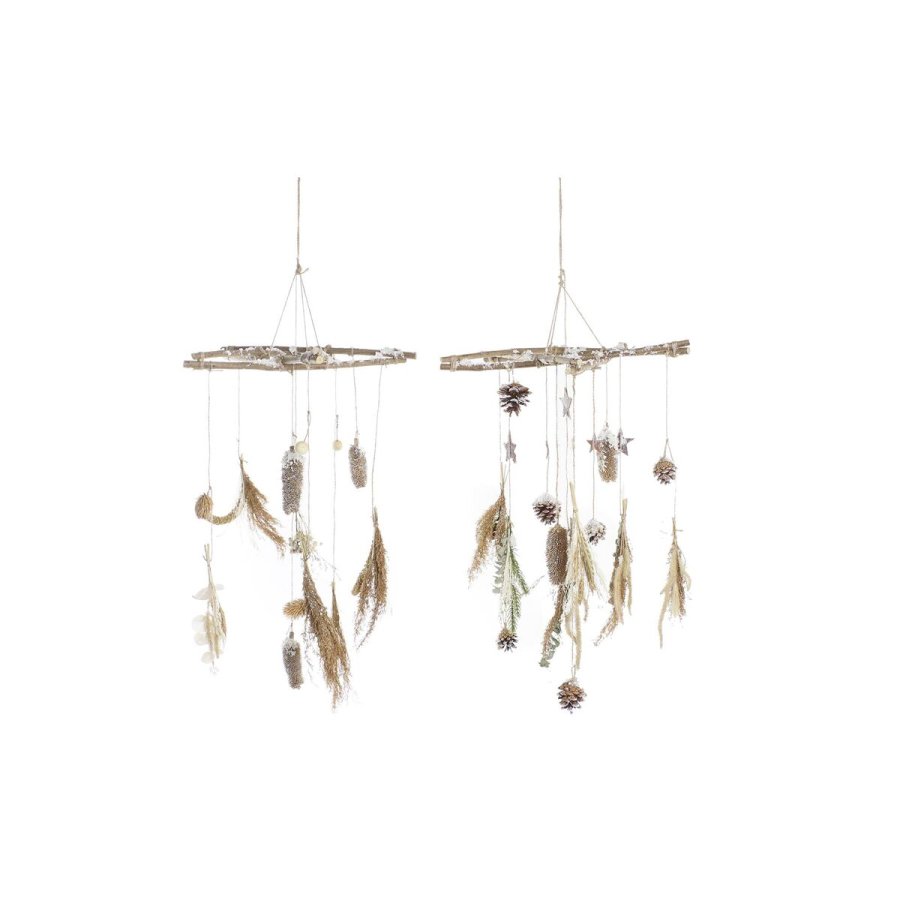 Julepynt DKD Home Decor Tr (2 enheder) (41 x 41 x 40 cm) #1