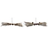 Julepynt DKD Home Decor Blomst (60 x 15 x 8 cm) (2 enheder) #1