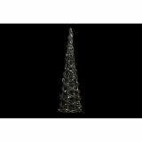 Indretning DKD Home Decor Slvfarvet Gylden Jul Kegler AA x 2, ikke inkluderet Spanskrr (19 x 19 x 62 cm) (2 enheder) #5