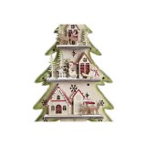 Juletr DKD Home Decor Rd Tr Bl Pink Grn (23 x 9 x 47 cm) (2 enheder) #5