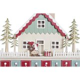 Adventskalender DKD Home Decor Tr Hus (32 x 8 x 33 cm) (2 enheder) #13