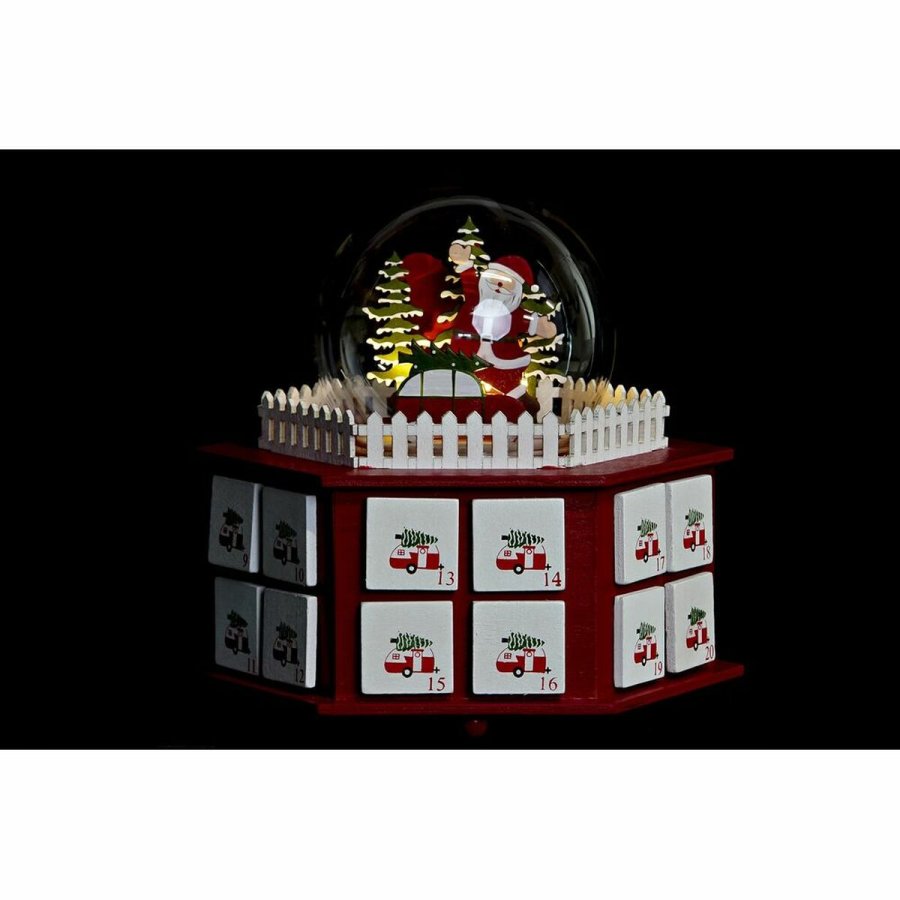 Adventskalender DKD Home Decor Tr (22 x 19 x 20 cm) (2 enheder) #5