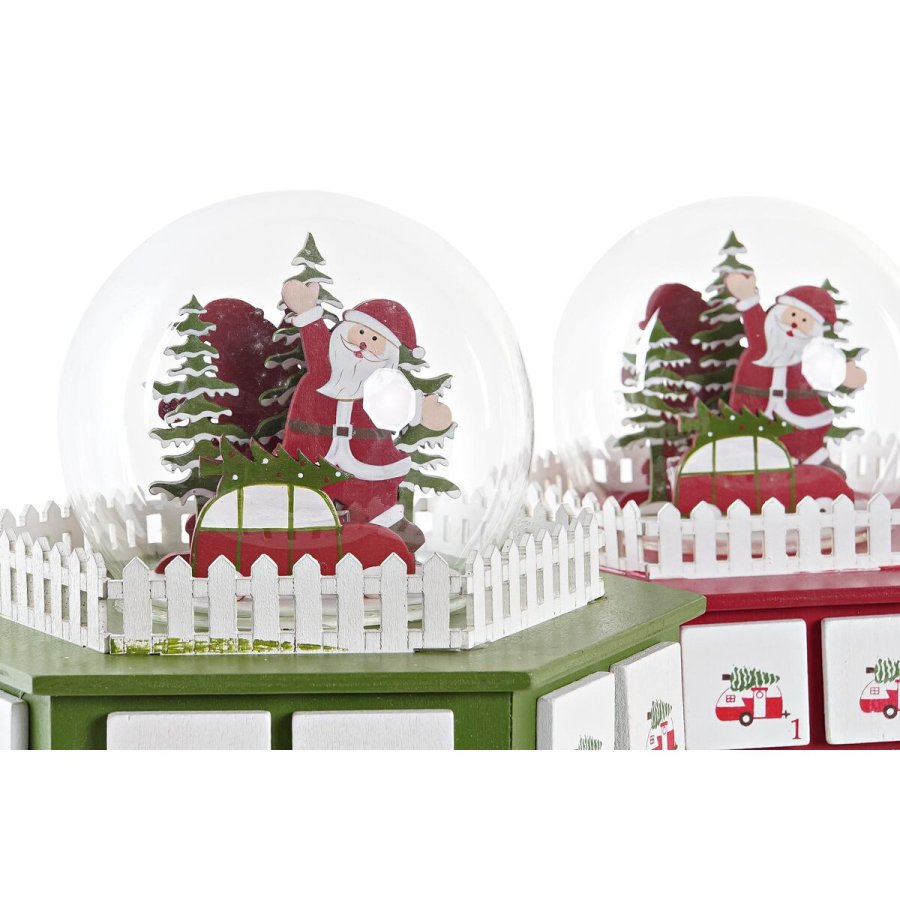 Adventskalender DKD Home Decor Tr (22 x 19 x 20 cm) (2 enheder) #9