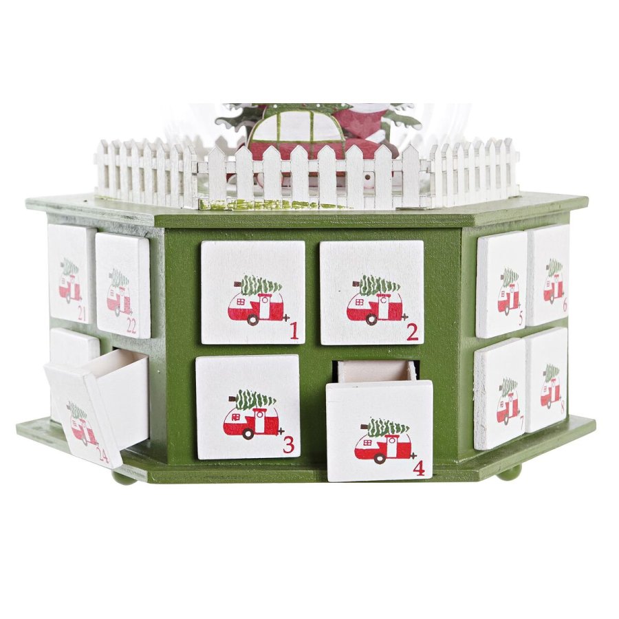 Adventskalender DKD Home Decor Tr (22 x 19 x 20 cm) (2 enheder) #13