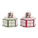 Adventskalender DKD Home Decor Tr (22 x 19 x 20 cm) (2 enheder) #1