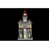 Julepynt DKD Home Decor Hus MDF (13 x 8 x 28 cm) (2 enheder) #5
