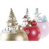 Julepynt DKD Home Decor MDF (8 x 8 x 11 cm) (3) (3 enheder) #5