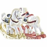 Julepynt DKD Home Decor Hest Harpiks (14 x 4 x 11 cm) (2 enheder) #9