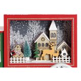 Adventskalender DKD Home Decor Lastbil LED Lys Tr MDF (31 x 9 x 20 cm) #13