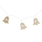 LED guirlande DKD Home Decor Rensdyr Htter Brun Tr MDF (6,5 x 1,4 x 5,8 cm) #1